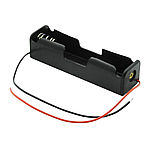 Отсек для батареек 1x18650 с проводами LEXTON  LX3214