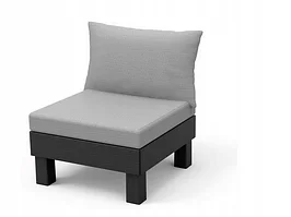 Кресло садовое Elements, графит\серый