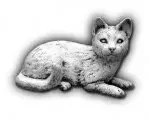 Фигура кота для сада