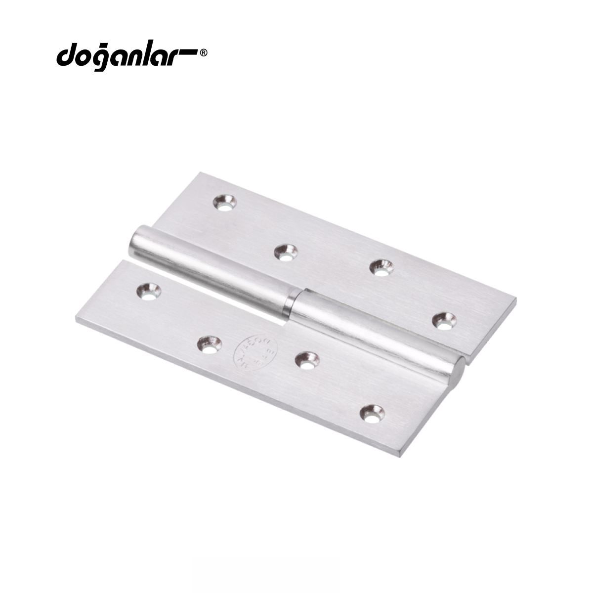 Петля дверная DOGANLAR DOG120 CBM-L матовый хром, левая, латунь