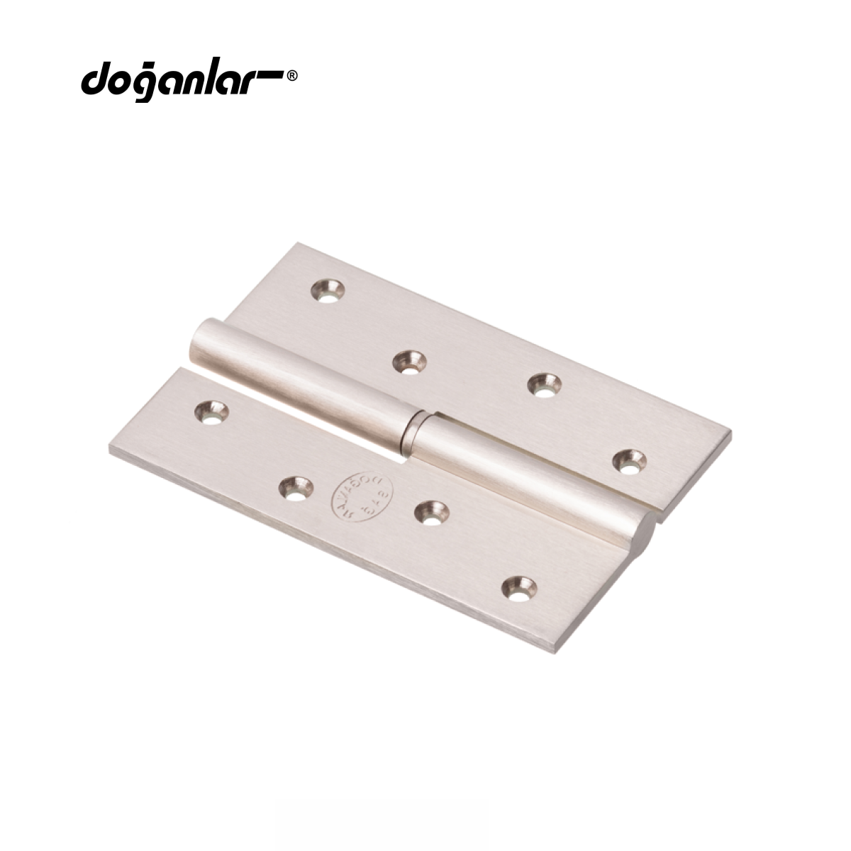 Петля дверная DOG120 NBM-L матовый никель, левая, арт.030152890 DOGANLAR (ДОГАНЛАР), материал- латунь