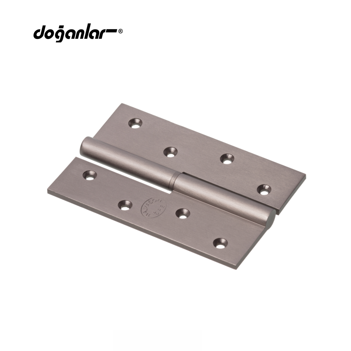 Петля дверная DOGANLAR DOG120 BBN-L черный матовый никель, левая, латунь