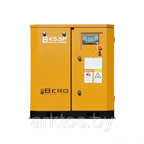 Винтовой компрессор без ресивера BERG ВК-5.5Р-8 IP 54, 8 атм., 750 л/мин