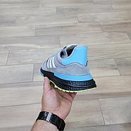 Кроссовки Adidas ZX 500 RM Grey Aqua, фото 4