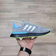 Кроссовки Adidas ZX 500 RM Grey Aqua, фото 2