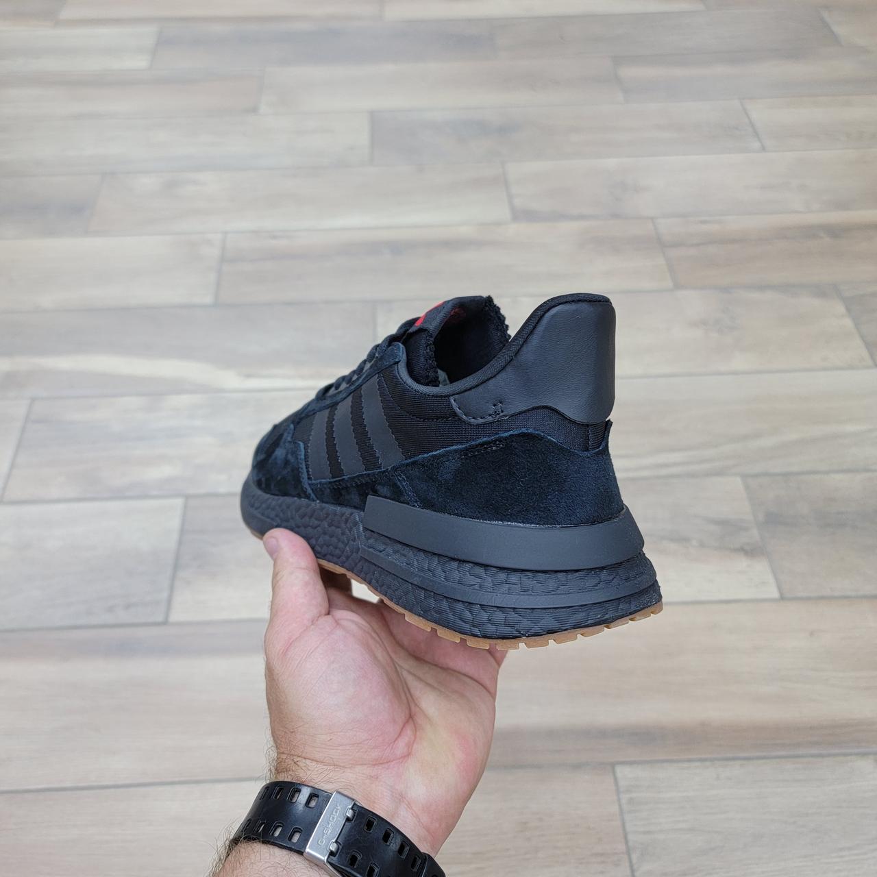 Adidas zx 500 rm black gum deals