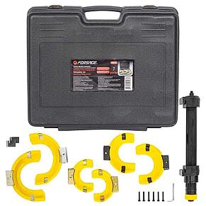 Стяжка пружин с 3-мя парами захватов и пластиковыми накладками, 7пр.(раб. диапазон:80-317мммм FORSAGE F-908T8, фото 2