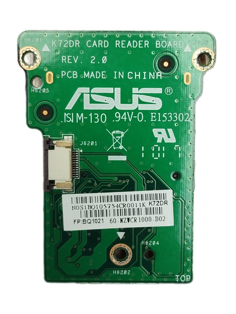 Плата картридера Asus K72