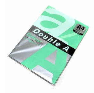 Бумага цветная DOUBLE A, А4, 80 г/м, 100 листов. Цена указана без учета НДС 20% ярко-зеленый