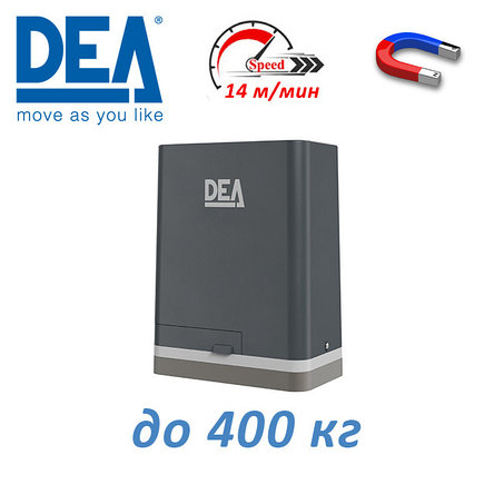 Электропривод скоростной для откатных ворот DEA LIVI 4/24X/M, с магнитными концевиками, фото 2