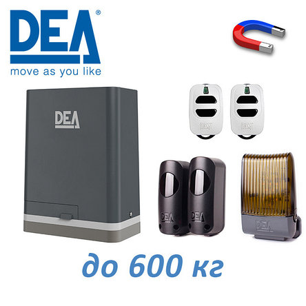 Комплект автоматики для откатных ворот DEA LIVI 6/24X/M, с магнитными концевиками, фото 2