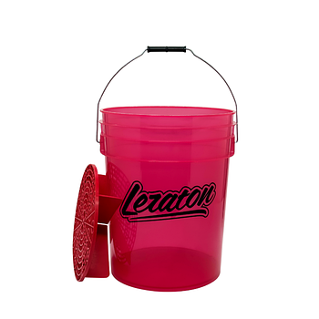 BW2 Bucket - Ведро для мойки автомобилей с сепаратором | LERATON | Красный, 20л