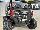 Детский электромобиль RiverToys K777KK 4WD (кремовый) Buggy Полноприводный Двухместный, фото 6