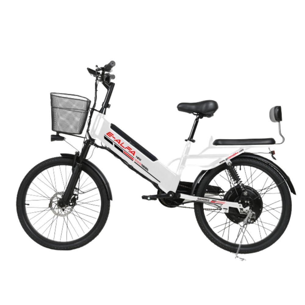 Электровелосипед SAMEBIKE Е-ALFA NEW (Белый)