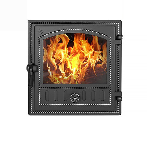 Дверка Везувий каминная 280 (Антрацит)