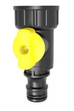 Ф55 Адаптер под быстросъём с краном и внутр. резьбой 3/4" АКВАМАСТЕР