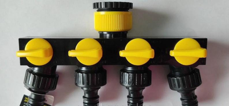 Ф63 Разделитель с кранами для 4-х быстросъёмов АКВАМАСТЕР