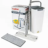 Комплект для уборки LAIMA PRO CLEAN, швабра, ведро 11 л и 9 л двухкамерное с отжимом, фото 3