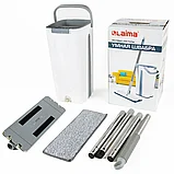 Комплект для уборки LAIMA PRO CLEAN, швабра, ведро 11 л и 9 л двухкамерное с отжимом, фото 5