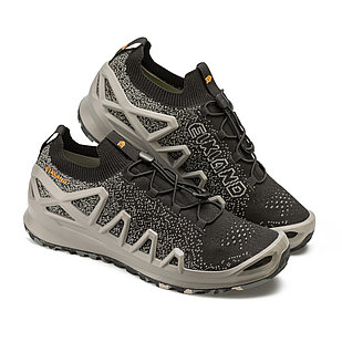 Полуботинки (кроссовки) Elkland Sport and Comfort 155B (цвет светло-серый с чёрным)