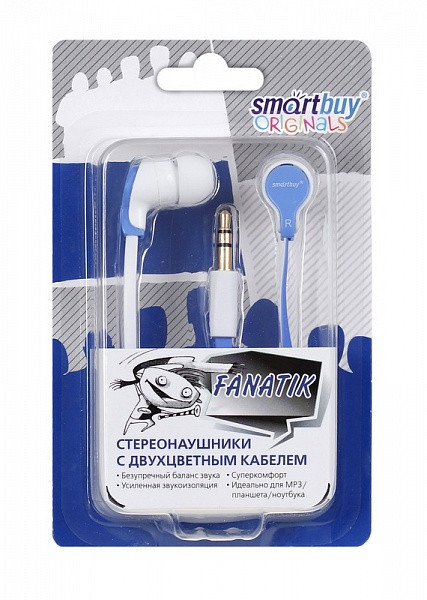 Внутриканальные наушники Smartbuy FANATIK