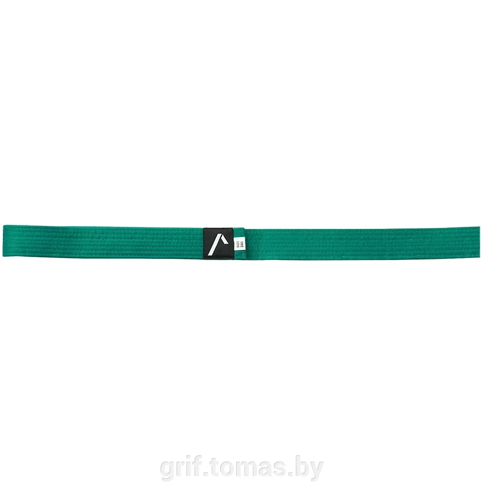 Пояс для единоборств IPPON GEAR Club 2 Green (48% хлопок, 52% полиэстер) 280 см , арт.JIB230GR-280