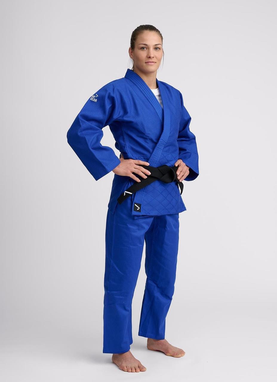 Кимоно дзюдо IPPON GEAR Basic 2 синее 140 см , арт.JI551B-140