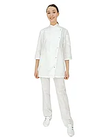 Китель поварской, шеф-повара, женский (цвет белый)