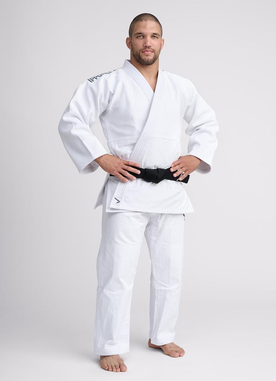 Кимоно дзюдо IPPON GEAR Fighter 2, белый, 165 см , арт.JJ751W-JP286W-165