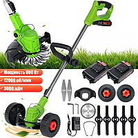 Триммер аккумуляторный садовый на колесах Electric Lawn Mower Manual