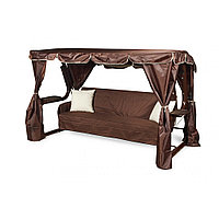Садовые качели LetoLux Нирвана 76 Premium (шоколад)  286х176х172 см
