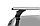 Багажник LUX Nissan X-Trail T30/T31 (01-07, 07-14) (без фар на крыше) с дугами аэро-классик (53мм), фото 3