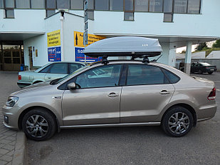 Багажник LUX для Volkswagen Polo седан 2010-… (крыловидная дуга)