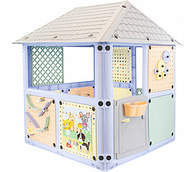 Детский игровой домик Mochtoys с центром развития 12796