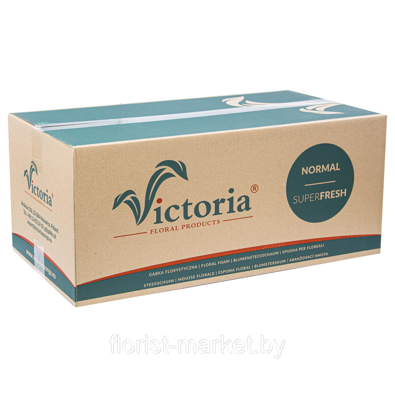 Пена флористическая Victoria Normal Коробка, 20 шт