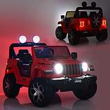 Детский электромобиль Electric Toys Jeep LUX 4Х4 арт. FT938 (белый) полноприводной, фото 6