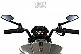 Детский электромотоцикл RiverToys C111MC (серый), фото 3