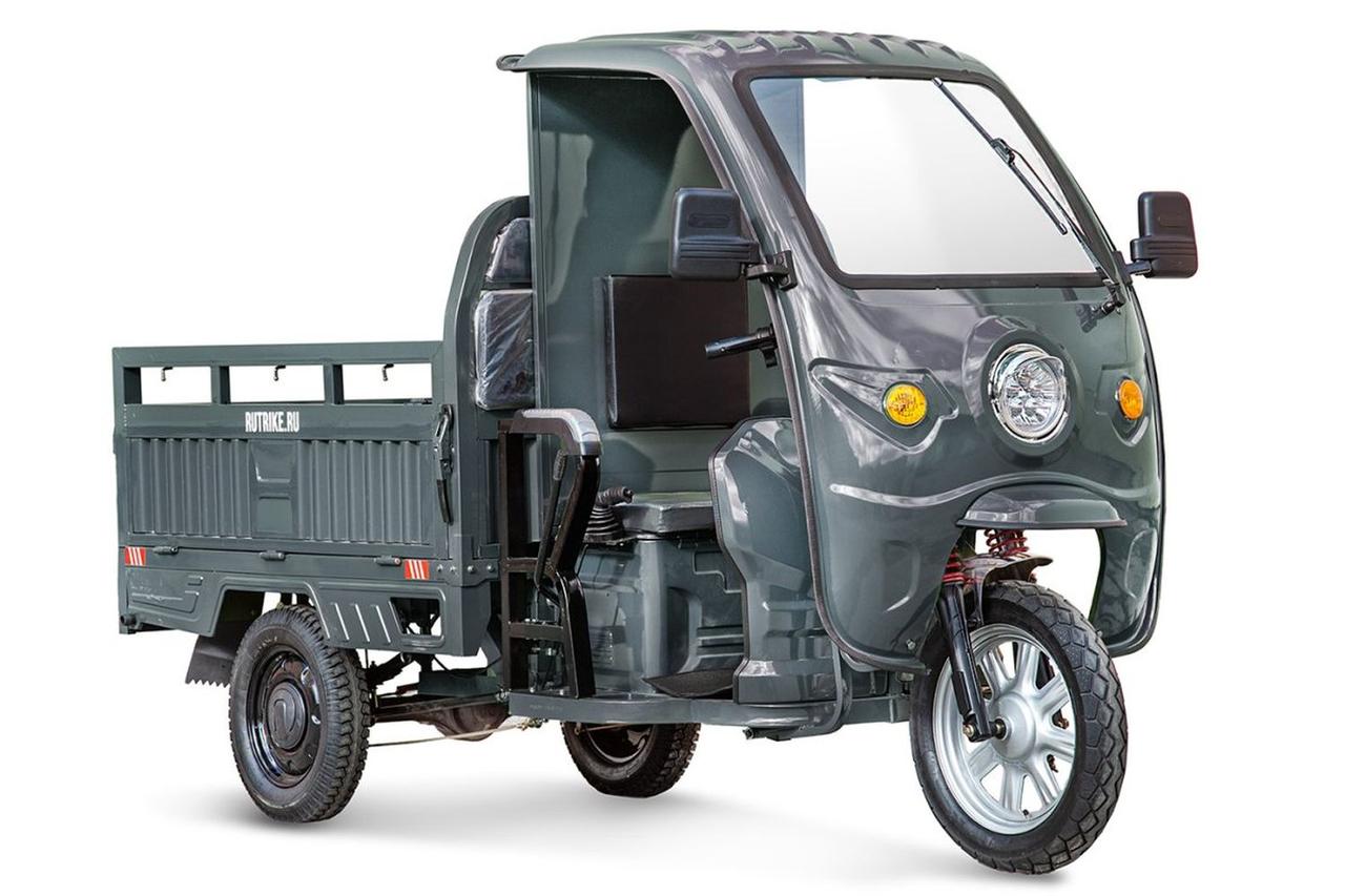 Грузовой электротрицикл Rutrike Гермес 1500 60V1200W серый