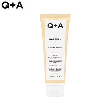 Крем очищающий Q+A Oat Milk Cream Cleanser 125мл
