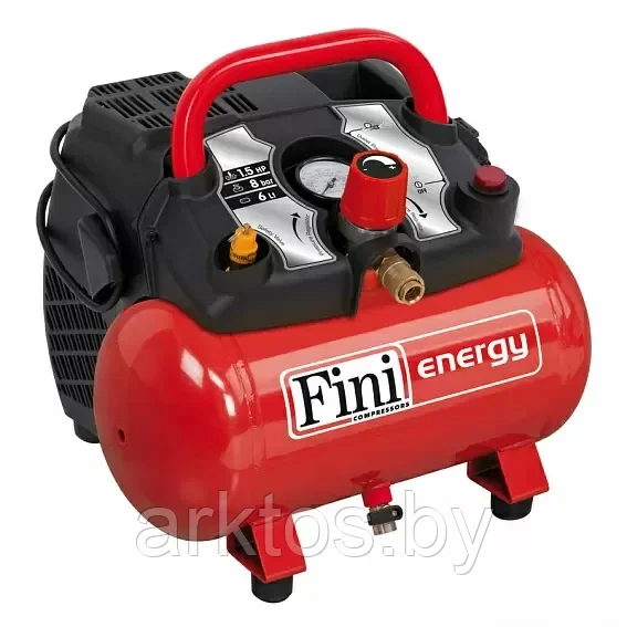Компрессор безмасляный FINI ENERGY 6, 8 атм., 180 л/мин