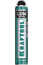 KRAFTOOL LOW EXPANSION, 800 мл, пистолетная, всесезонная, SVS, не залипающий клапан, выход до 50 л, монтажная