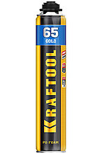 KRAFTOOL GOLD 65, 850 мл, выход до 65 л, мелкопористая, пистолетная всесезонная, SVS, не залипающий клапан,
