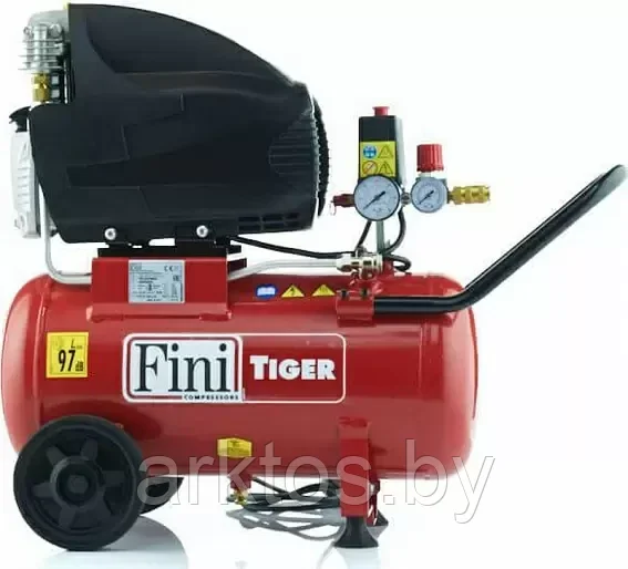 Коаксиальный поршневой компрессор FINI TIGER 265M, 10 атм, 250 л/мин