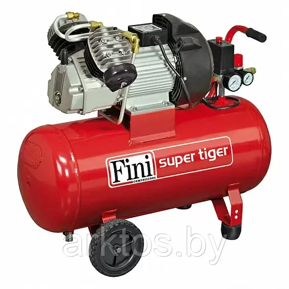 Коаксиальный поршневой компрессор FINI SUPERTIGER 4020M, 10 атм., 350 л/мин