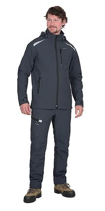 Куртка СИРИУС-СПЕЙС софтшелл сине-серая, фото 2