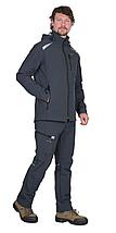 Куртка СИРИУС-СПЕЙС софтшелл сине-серая, фото 2