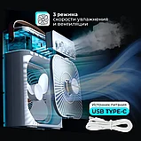 Вентилятор с увлажнителем настольный мини кондиционер SV-001, фото 5