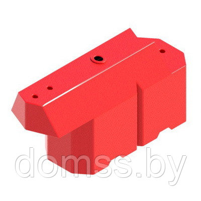 Пластиковый дорожный водоналивной барьер ТРАССА 1,5м 1500*400*600мм. Картинг-барьер