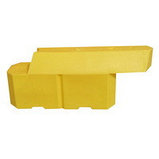 Пластиковый дорожный водоналивной барьер ТРАССА 1,5м 1500*400*600мм. Картинг-барьер, фото 4