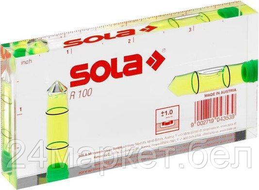 Уровень строительный Sola R 100, фото 2